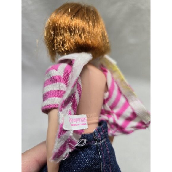 Mimi Doll Korea Fashion Doll Mimi World Anime- Short Bob Cut Ginger Hair - Picture 10 of 13